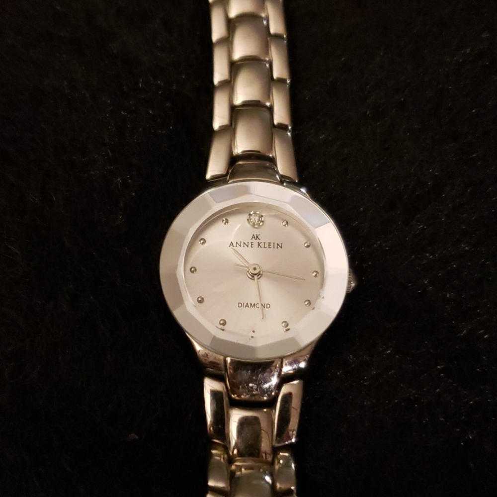 Anne Klein silver watch